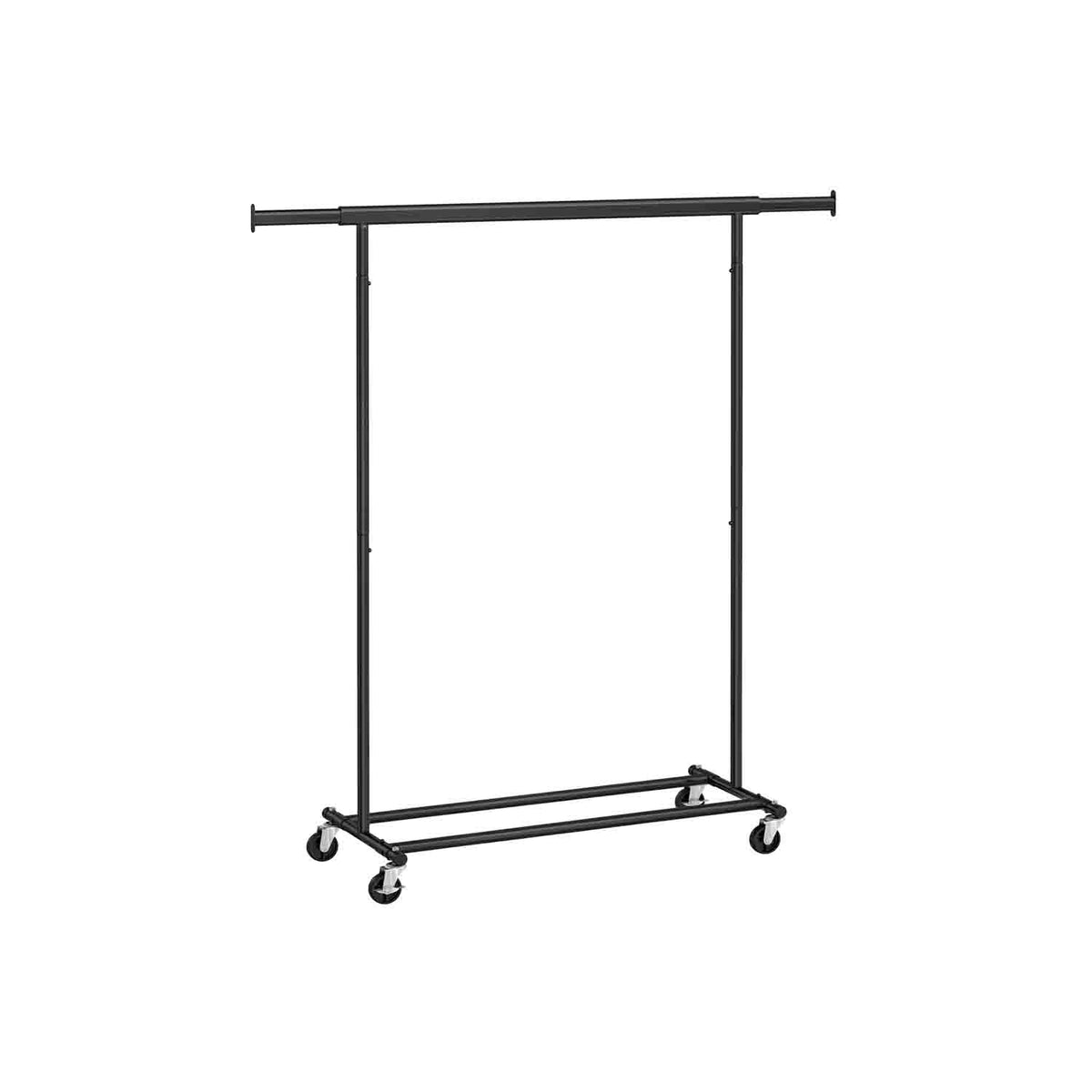 Perchero Burro Ajustable Con Ruedas | Organizador De Ropa Para Dormitorio O Entrada | Altura Regulable 90-160 Cm