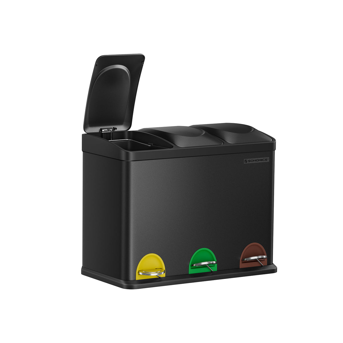 Residuos Songmics Basurero Reciclaje Songmics Basurero De 50 L