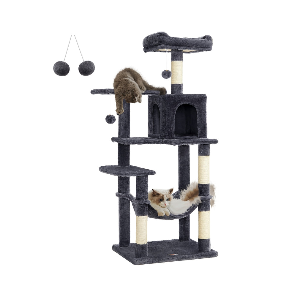 Feandrea Árbol De Gatos, Torre Para Gatos Grandes, Blanco Crema