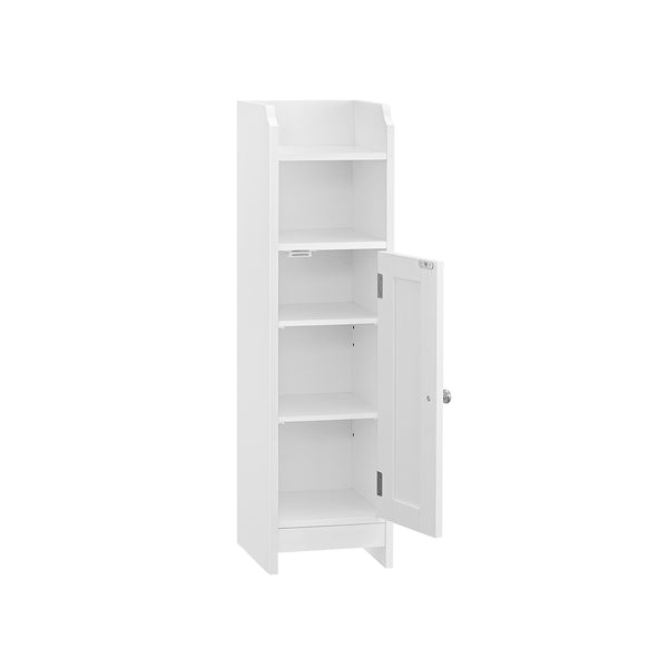 Armario de Baño Armario Esquinero con Puerta y Estantes Organizador