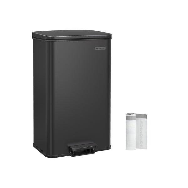 Cubo de Basura 40 L Pedal Negro